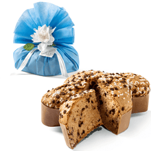 Load image into Gallery viewer, Easter Colomba with Chocolate&quot;Mafucci&quot;Blue gift box
