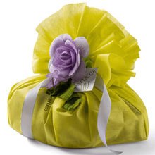Charger l&#39;image dans la galerie, Colomba Pasquale Classica&quot;Mafucci&quot;Coffret cadeau jaune et décoration florale
