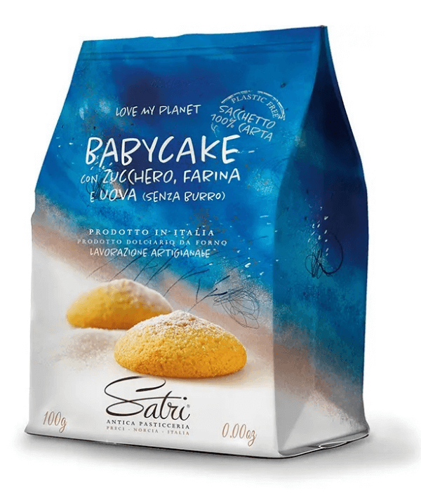 Baby Cake in Sacchetto 100% Plastic free Satri 100g