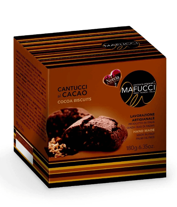 Cantucci al Cacao in astuccio Mafucci 180g