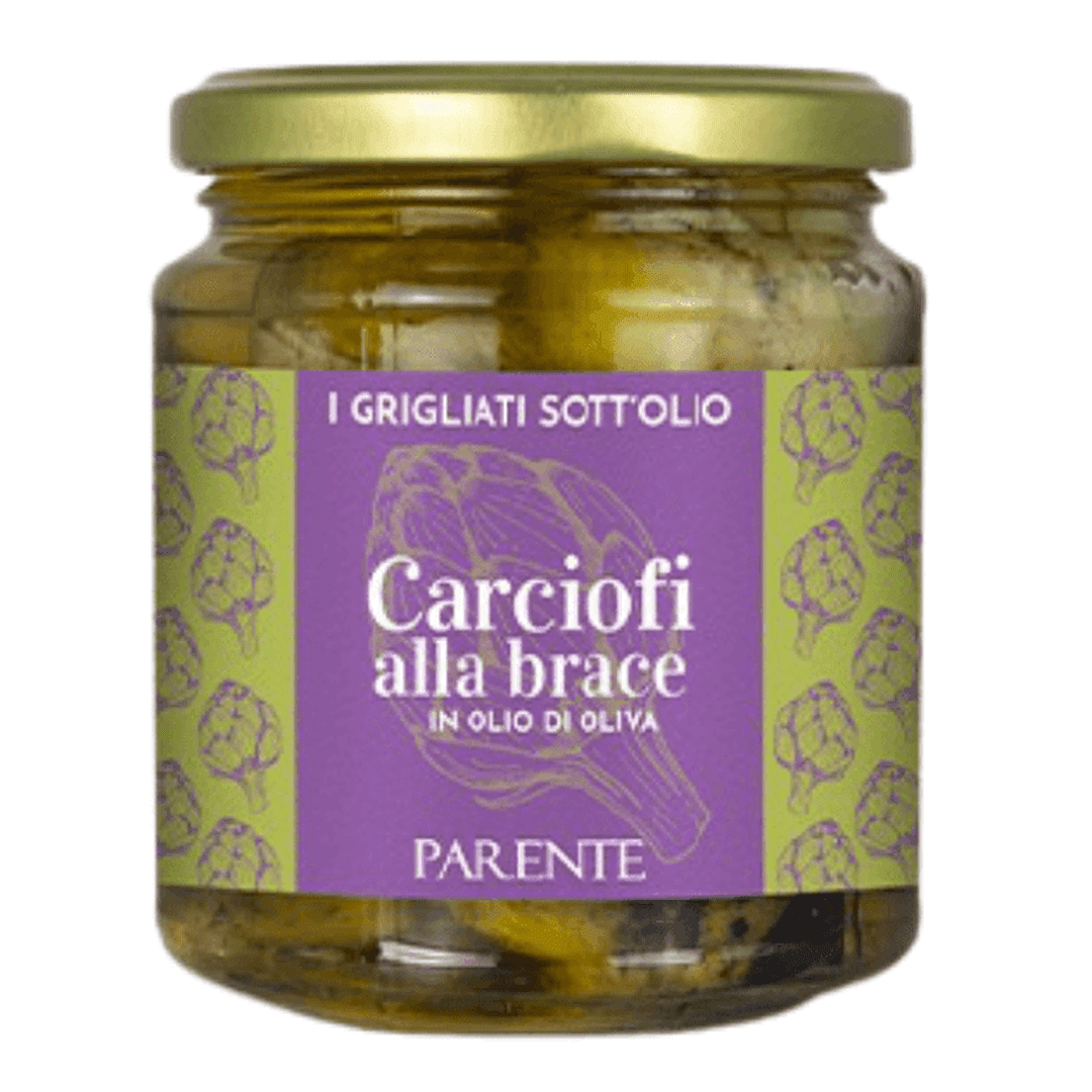 Carciofi alla brace in Olio d'Oliva Parente 280g