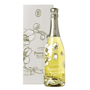 Champagner „Belle Epoque“ Blanc de Blancs 2012 in Perrier-Jouet-Holzkiste