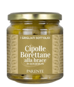 Gegrillte Borettane-Zwiebeln in Olivenöl Parente 280g