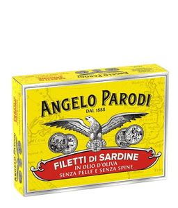 Filetti di Sardine in Olio d'Oliva senza pelle e senza lische Angelo Parodi 105g