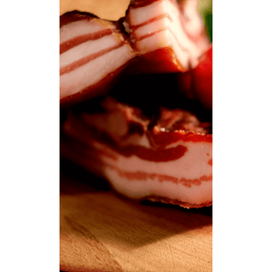 Norcia Ansuini's stretched bacon