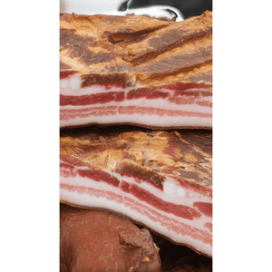 Norcia Ansuini's stretched bacon