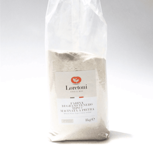 Farina di Grano Tenero Tipo 2 macinata a pietra da 1kg