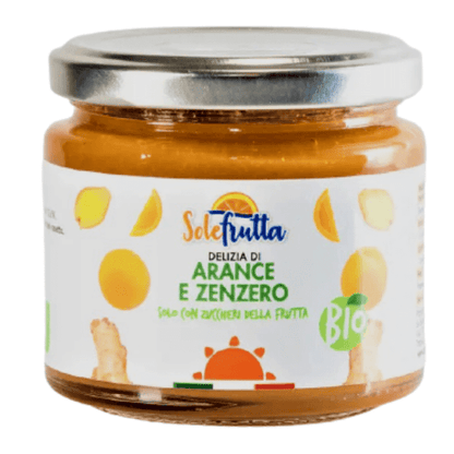 Marmellata Bio di Arance e Zenzero SoleFrutta 220g