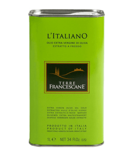 Olio Extravergine di Oliva Terre Francescane "L'Italiano" in lattina 1L