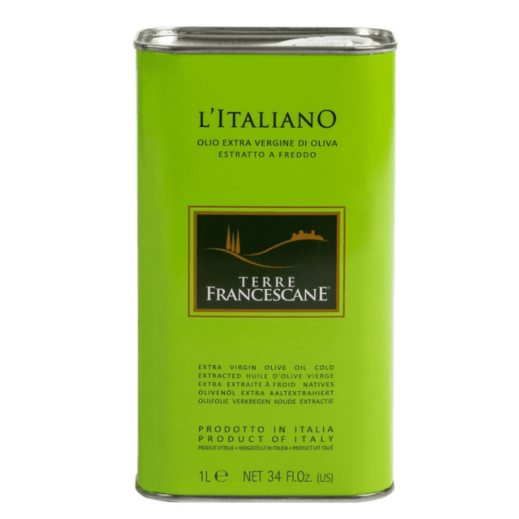 Natives Olivenöl extra von Terre Francescane in 1-Liter-Dose