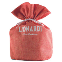 Cargar imagen en el visor de la galería, Panettone tradicional&quot;Lionardi&quot;Receta artesanal en bolsa de yute
