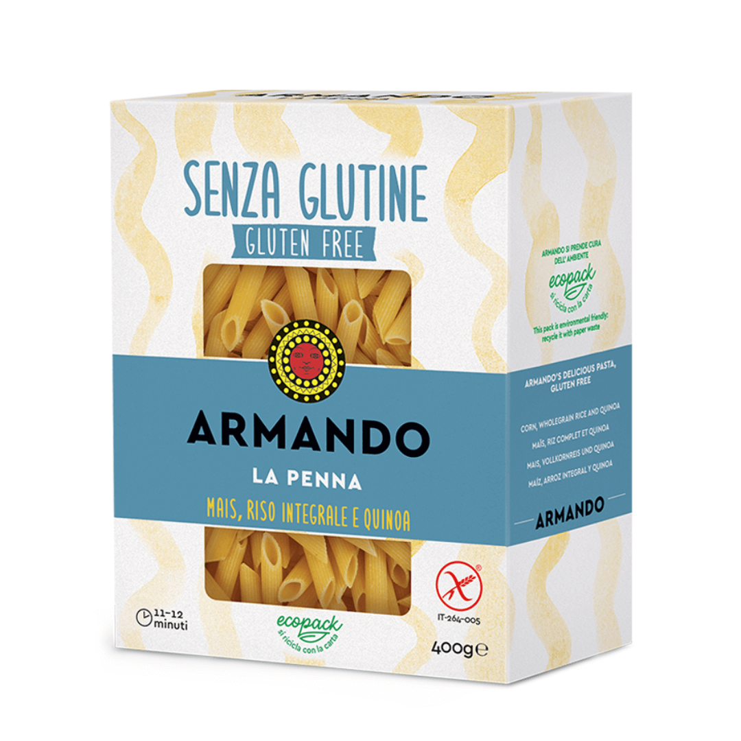 Penne Gluten Free Multicereali Armando 400g