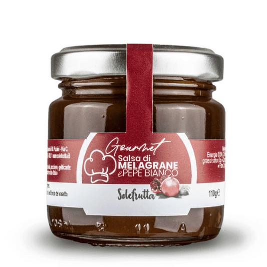 Salsa agrodolce di Melagrane e Pepe Bianco SoleFrutta 110g