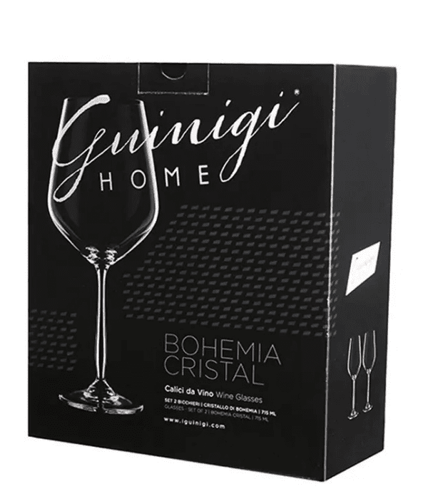 Set 2 Bicchieri Guinigi Home white wine in Cristallo di Boemia