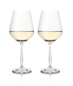 Ensemble de 2 verres à vin blanc Guinigi Home en cristal de Bohême