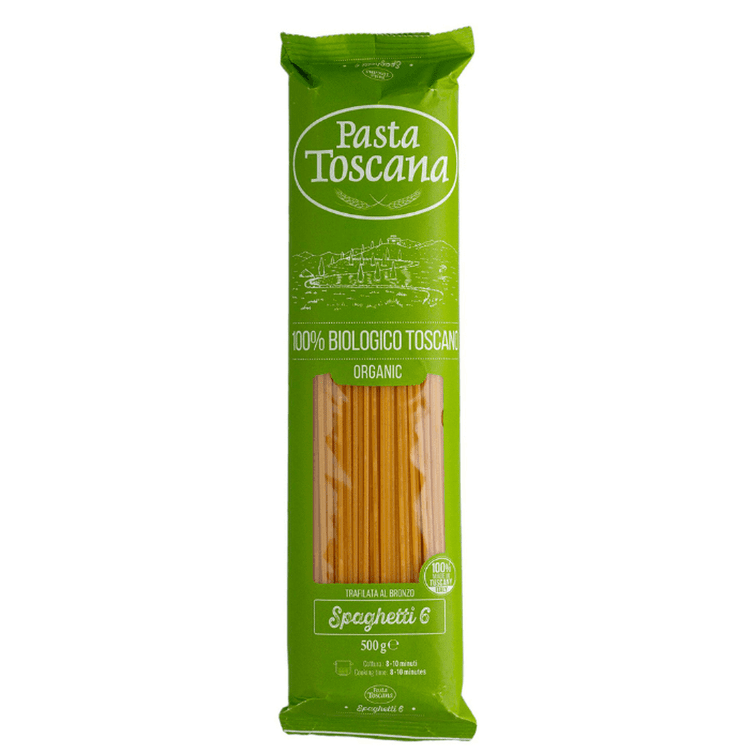 Spaghetti biologique pâtes étirées au bronze Toscana