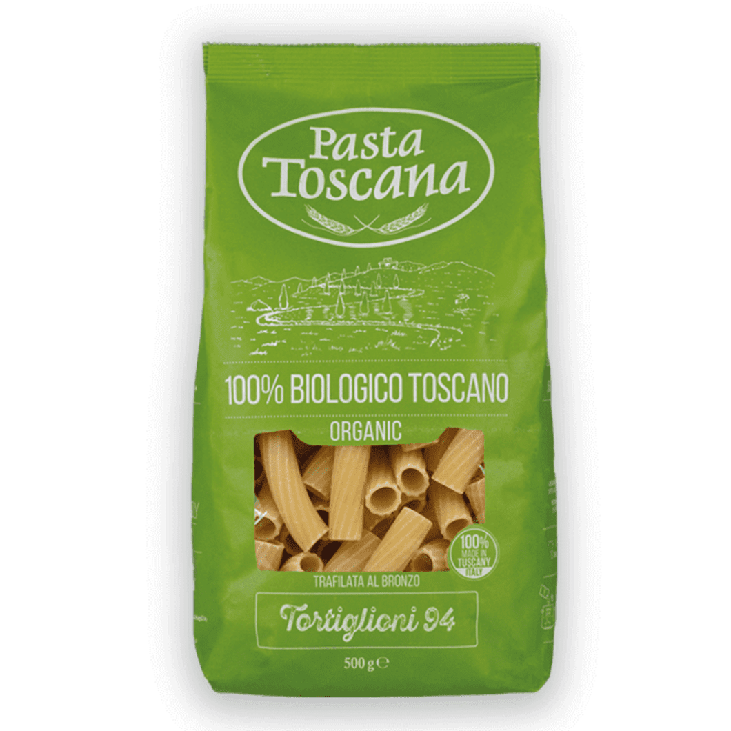 Tortiglioni Bio Pasta Estirada Bronce Toscana