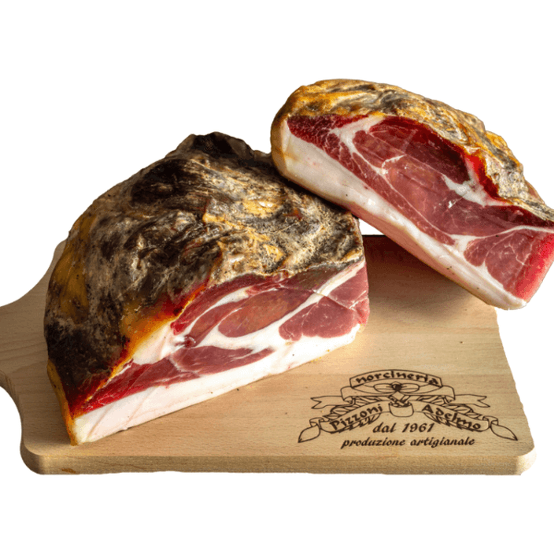 Trancio di Prosciutto artigianale senza osso 1,5kg circa Norcineria Pizzoni