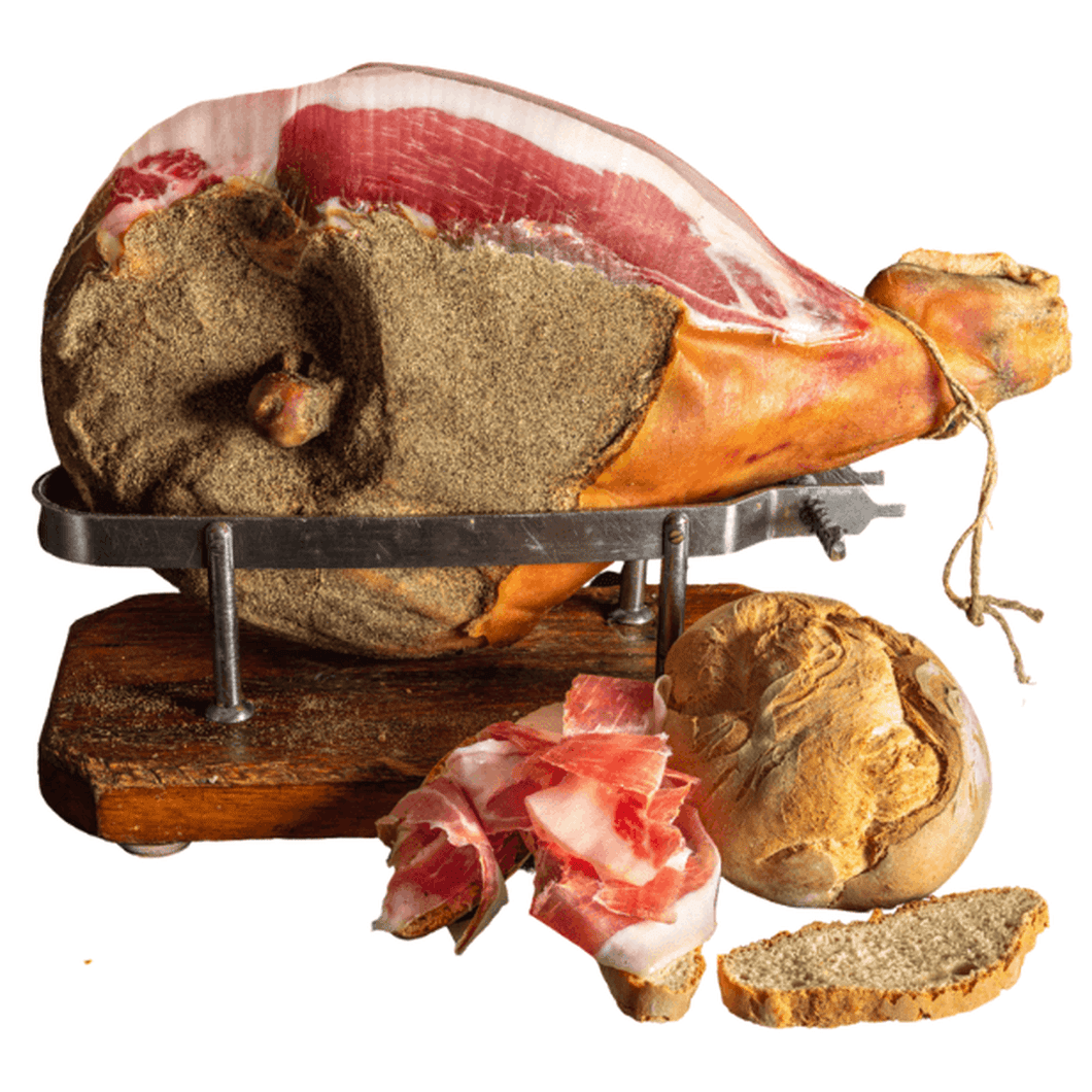 Artisan ham with bone