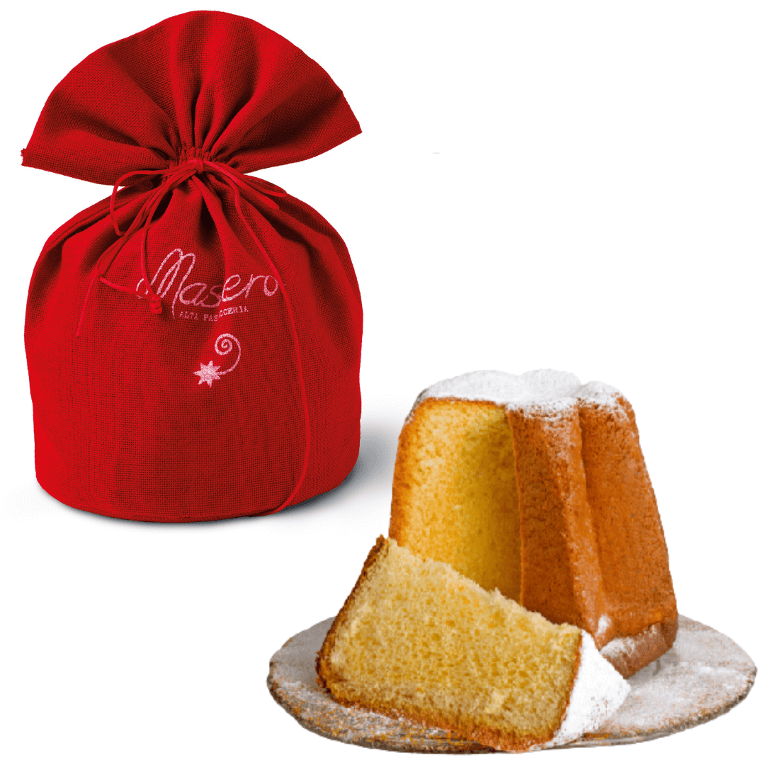 Pandoro "Masiero" Sacchetto in juta ricetta artigianale